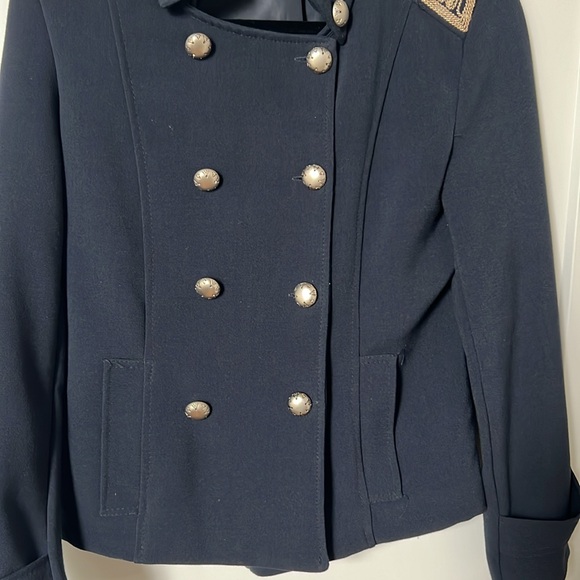 Stunning Parisian navy blazer jacket - Picture 5 of 9